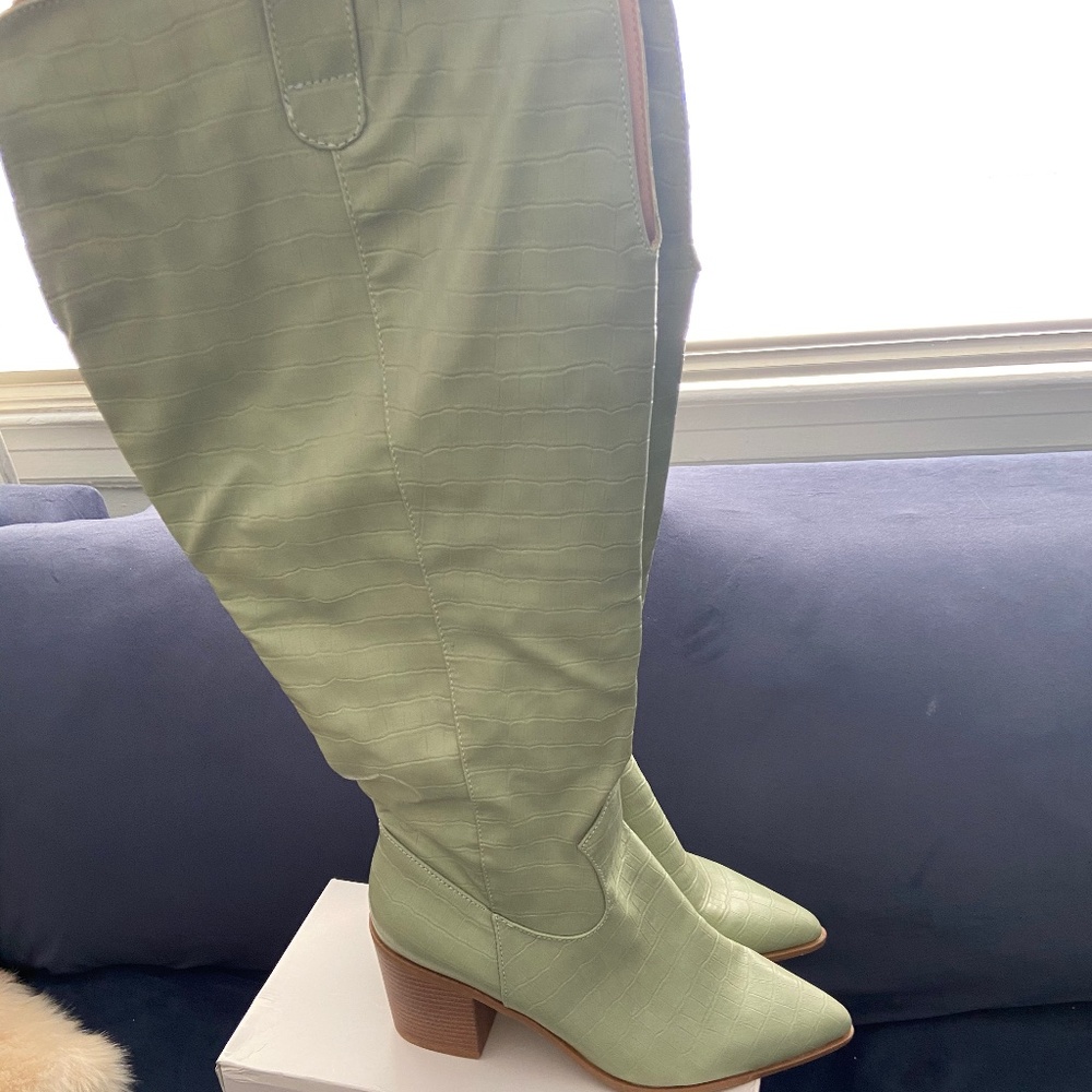 Mint cowboy boots